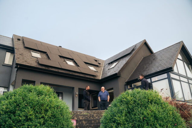 fitzgerald energy solutions team speaking with homeowner